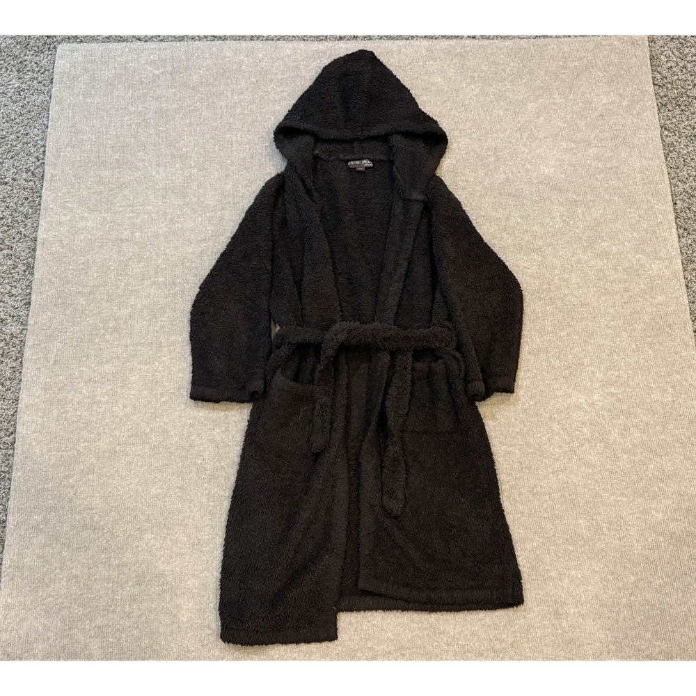 Barefoot Dreams CozyChic Youth Girls Kids Hooded Robe Size 6/8